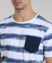 Camiseta-Listrada-de-Algodao---Sustentavel-Branca-8651310-Branco_4
