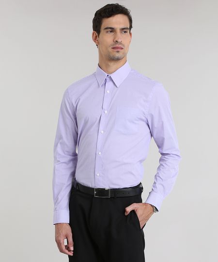Camisa-Comfort-Listrada-Lilas-8750859-Lilas_1 Camisa-Comfort-Listrada-Lilas-8750859-Lilas_1