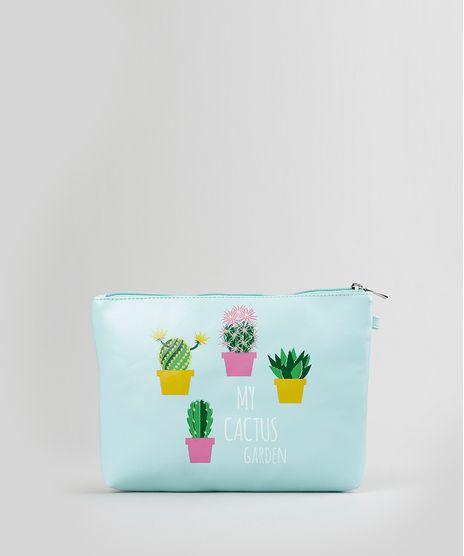 Necessaire-Estampada-de-Cactos-Verde-Claro-8926662-Verde_Claro_1