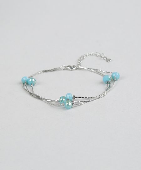 Pulseira-Tripla-com-Pingente-Prateada-8792193-Prateada_1