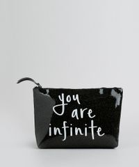Necessaire-com-Brilho--You-Are-Infinite--Preta-8953836-Preto_1