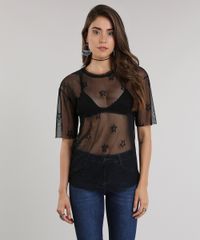 Blusa-em-Tule-com-Estrelas-Preta-8960124-Preto_1