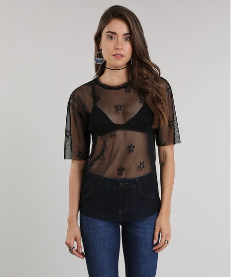 Blusa-em-Tule-com-Estrelas-Preta-8960124-Preto_1