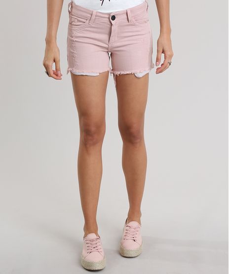 Short-Reto-com-Bandana-Estampada-de-Cactos-Rose-8748489-Rose_1
