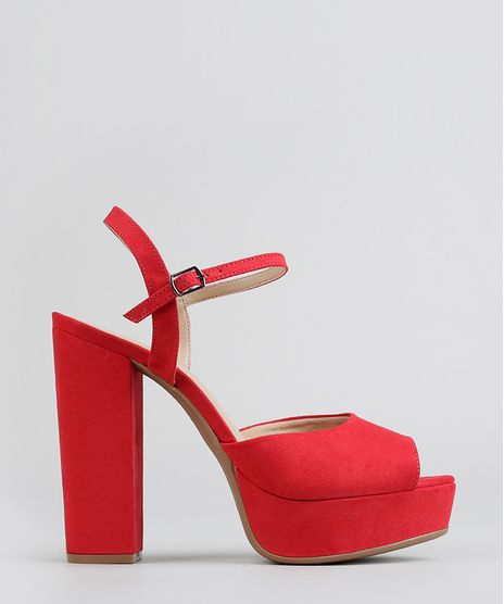 Sandalia-Meia-Pata-em-Suede-Vermelha-8972512-Vermelho_1