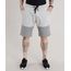 Bermuda-Relaxed-em-Moletom-com-Recorte-Cinza-Mescla-Claro-8586750-Cinza_Mescla_Claro_1
