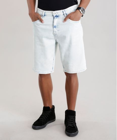 Bermuda-Jeans-Reta-com-Algodao---Sustentavel-Azul-Claro-8400686-Azul_Claro_1