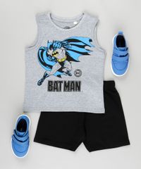 Conjunto-Batman-de-Regata-Cinza-Mescla---Bermuda-Preta-8962535-Preto_3