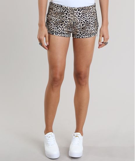 Short-Running-Estampado-Animal-Print-com-Ziper-Bege-8959053-Bege_1
