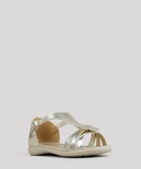 Sandalia-Metalizada-com-Flor-Dourada-8761493-Dourado_2