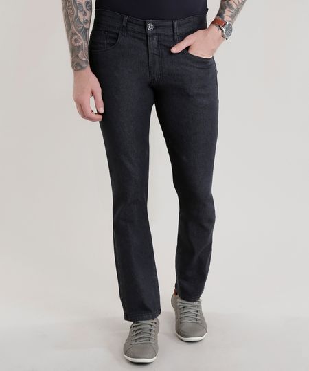 Calca-Jeans-Slim-com-Algodao---Sustentavel-Preta-8594104-Preto_1