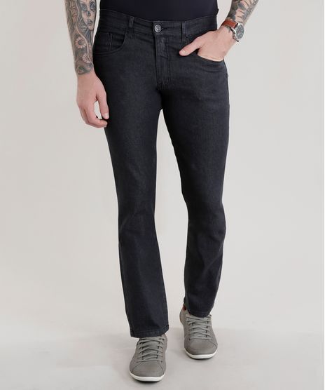 Calca-Jeans-Slim-com-Algodao---Sustentavel-Preta-8594104-Preto_1