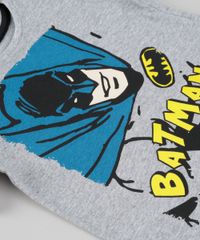 Conjunto-Batman-de-Camiseta-Cinza-Mescla---Bermuda-em-Moletom-Preta-8702544-Preto_3