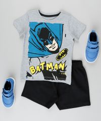 Conjunto-de-Camiseta-Batman-Cinza-Mescla---Bermuda-em-Moletom--Preta-8702544-Preto_1_3