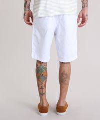 Bermuda-Slim-Estampada-de-Folhas-Branca-8775057-Branco_2