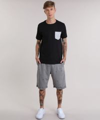 Camiseta-com-Bolso-Estampado-Listrado-Preta-8931816-Preto_3