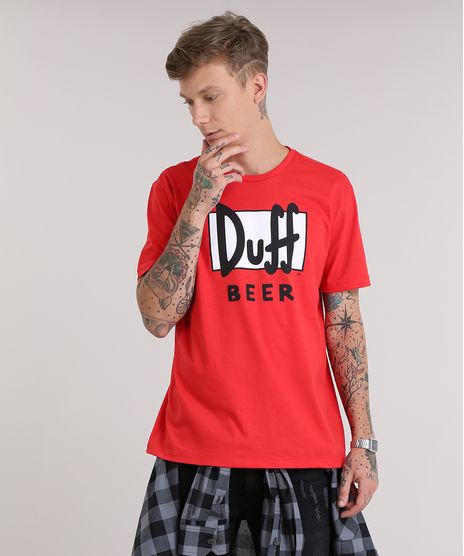 Camiseta--Duff-Beer--Os-Simpsons-Vermelha-8933721-Vermelho_1