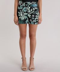 Short-Estampado-Floral-Preto-8740993-Preto_1
