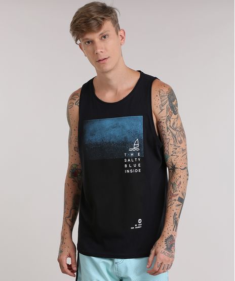 Regata--The-Salty-Blue-Inside--em-Algodao---Sustentavel-Preta-8811602-Preto_1