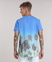 Camiseta-Estampada-de-Coqueiros-Azul-8837704-Azul_2