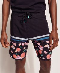 Bermuda-Surf-Masculina-Feline-Tal-Pai-Tal-Filho-Frutas-com-Bolso-e-Cordao-Preta-9970210-Preto_1