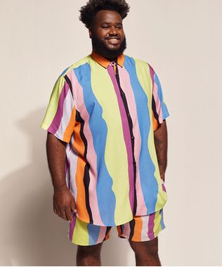 Camisa-Masculina-Feline-Plus-Size-Dots-Listras-Manga-Curta-com-Bolso-Multicor-9970239-Multicor_1
