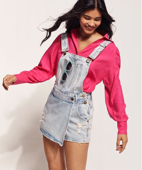 Jardineira-Jeans-Short-Saia-Feminina-Feline-Destroyed-Azul-Claro-9972439-Azul_Claro_1