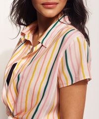 Camisa-Feminina-Feline-Listrada-Pop-com-No-Sem-Botoes-Manga-Curta-Rosa-Claro-9961896-Rosa_Claro_4