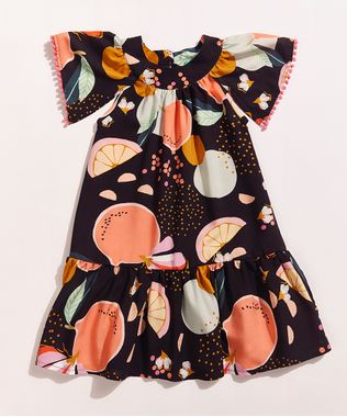 Vestido-Infantil-Feline-Estampado-Frutas-com-Babado-na-Manga-Preto-9965345-Preto_1