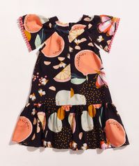 Vestido-Infantil-Feline-Estampado-Frutas-com-Babado-na-Manga-Preto-9965345-Preto_2
