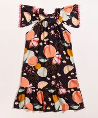 Vestido-Infantil-Feline-Estampado-Frutas-com-Babado-na-Manga-Preto-9965500-Preto_1