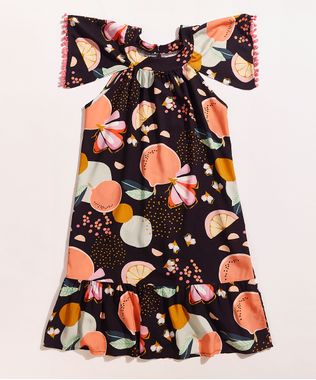 Vestido-Infantil-Feline-Estampado-Frutas-com-Babado-na-Manga-Preto-9965500-Preto_1