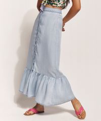 Saia-Jeans-Feminina-Feline-Longa-com-Botoes-e-Babado-Azul-Claro-9970322-Azul_Claro_5