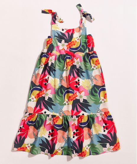 Vestido-Infantil-Feline-Estampado-Tropical-Alca-Media-com-Laco-Multicor-9965483-Multicor_1