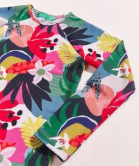 Blusa-de-Praia-Infantil-Feline-Estampada-Tropical-Manga-Longa-com-Protecao-UV50--Multicor-9961710-Multicor_4