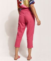 Calca-Feminina-Feline-Cropped-Cintura-Alta-Alfaiatada-com-Linho-Pink-9961901-Pink_2