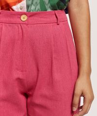 Calca-Feminina-Feline-Cropped-Cintura-Alta-Alfaiatada-com-Linho-Pink-9961901-Pink_4