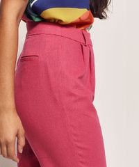 Calca-Feminina-Feline-Cropped-Cintura-Alta-Alfaiatada-com-Linho-Pink-9961901-Pink_5
