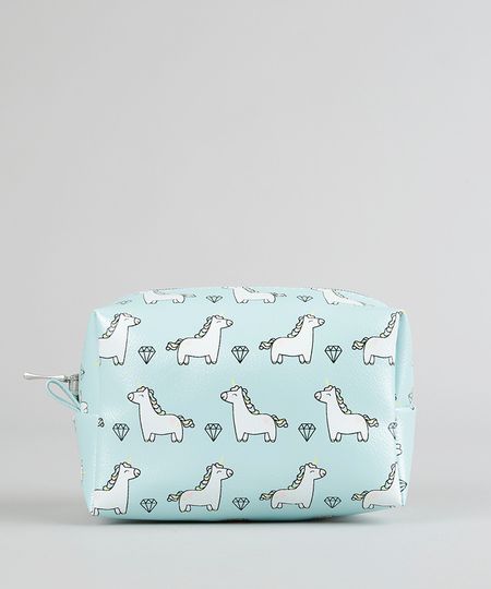 Necessaire-Estampada-de-Unicornios-Azul-Claro-8926880-Azul_Claro_1