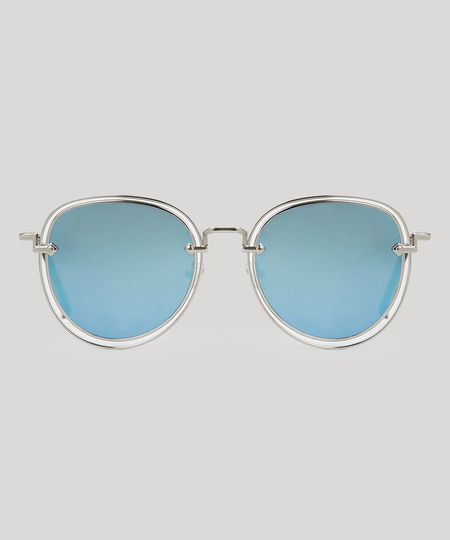 Oculos-de-Sol-Redondo-Feminino-Oneself-Prateado-8965667-Prateado_1