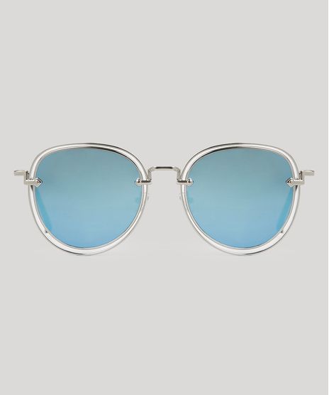 Oculos-de-Sol-Redondo-Feminino-Oneself-Prateado-8965667-Prateado_1