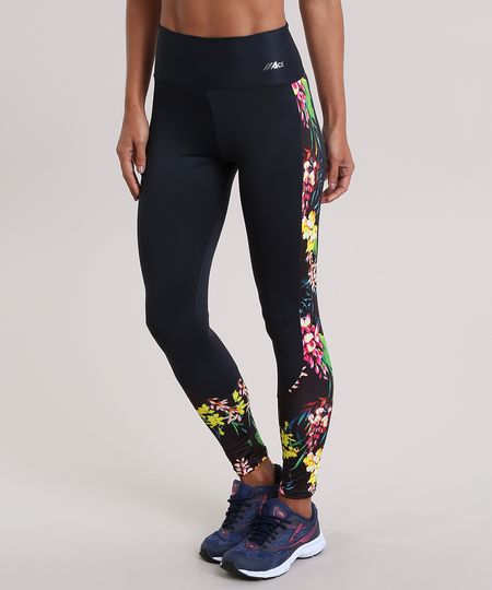 Calca-Legging-Ace-com-Recorte-Estampado-Floral-Preta-8884302-Preto_1