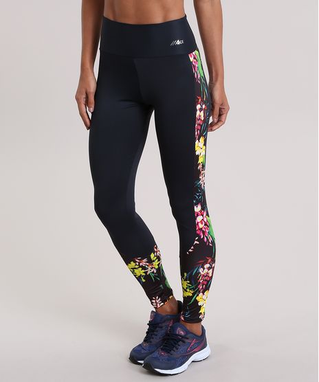 Calca-Legging-Ace-com-Recorte-Estampado-Floral-Preta-8884302-Preto_1