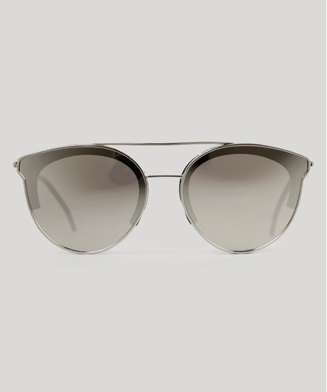Oculos-de-Sol-Redondo-Feminino-Oneself-Prateado-9015708-Prateado_1