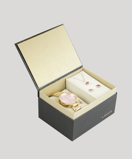 Kit-de-Relogio-Analogico-Lince-Feminino---Colar---Brinco---LRG4458L-KT70R2KX-Dourado-8901691-Dourado_1 Kit-de-Relogio-Analogico-Lince-Feminino---Colar---Brinco---LRG4458L-KT70R2KX-Dourado-8901691-Dourado_1