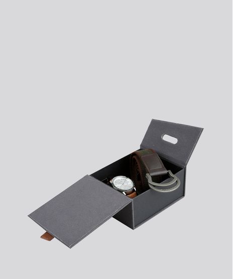 Kit-de-Relogio-Analogico-Mondaine-Masculino---Cinto-Cadarco---776548G0MKNH1K2-Prateado-9045322-Prateado_1