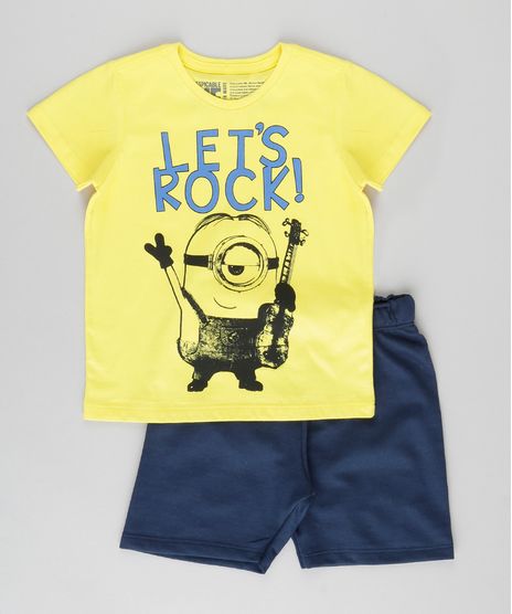 Conjunto-de-Camiseta-Amarela---Bermuda-Minions-Azul-Marinho-8962505-Azul_Marinho_1