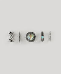 Kit-de-6-Aneis-Texturizado-Prateado-8717357-Prateado_3