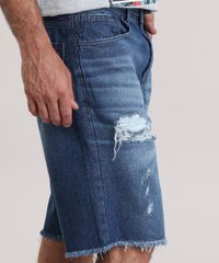 Bermuda-Jeans-Destroyed-Azul-Escuro-8872782-Azul_Escuro_4
