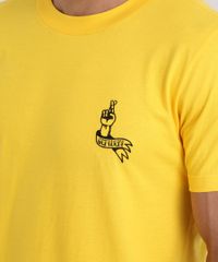 Camiseta--Get-Lucky--com-Bordado-Amarela-8929881-Amarelo_4